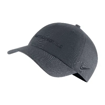 Nike Utah Royals Fc Heritage86  Unisex Nwsl Soccer Cap In Grey
