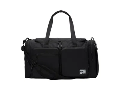 Pre-owned Nike Utility Power 2.0 Duffel Medium 51l Bag In Black/white