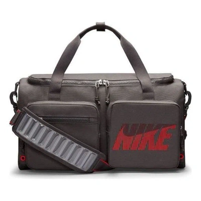 Nike Utility Power Logo Training Bag 'grey' In Gray