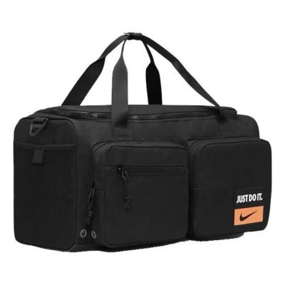 Nike Utility S Poewr Duff-fa22 Gfx Athleisure Casual Sports Gym Travel Handbag Unisex Black