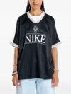 Nike V-neck T-shirt In Black