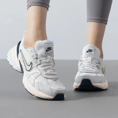 Nike V2k Run Sneakers In White And Silver