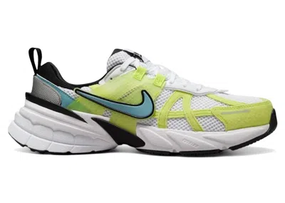 Pre-owned Nike V2k Run Denim Turquoise (women's) Sneakers In White/cyber/black In Multi
