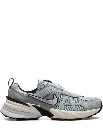 Nike V2k Run Sneakers In Gray And Brown