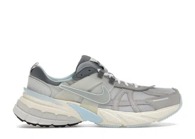 Pre-owned Nike V2k Run Metallic Platinum (women's) Sneakers In Light Bone/light Iron Ore/smoke Grey