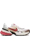 Nike V2k Run Sneakers In Pink And Silver In White