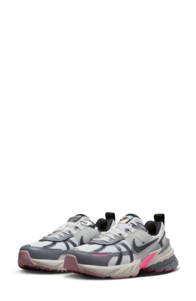 Nike V2k Run Running Shoe In White/ Black/ Cool Grey