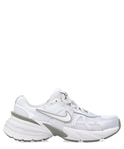 Nike V2k Run Mesh Sneakers With Dual-density Foam In Grey