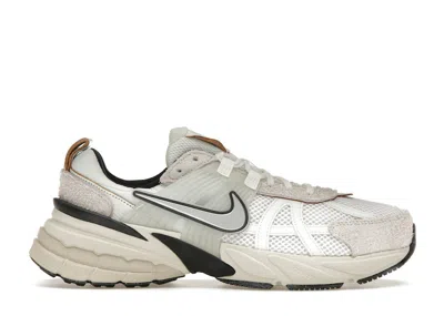 Pre-owned Nike V2k Run Summit (women's) Sneakers In Summit White/light Orewood Brown