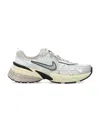 Nike Mesh V2k Run Low Top Sneakers With Metallic Faux Leather Tri