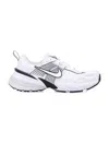 Nike V2k Mesh Upper Rubber Sole Sneakers In White Platinum Tint