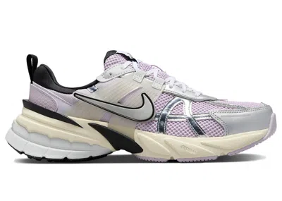 Pre-owned Nike V2k Run (women's) Sneakers In Doll/black/barely Grape