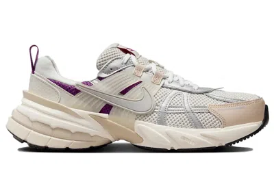 Pre-owned Nike V2k Run (women's) Sneakers In Light Bone/sanddrift/viotech