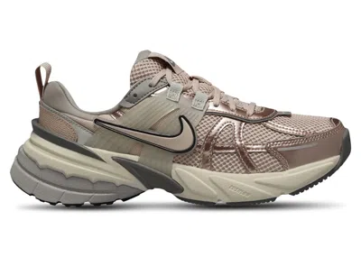 Pre-owned Nike V2k Run (women's) Sneakers In Particle Beige/college Grey/light Bone In Multi