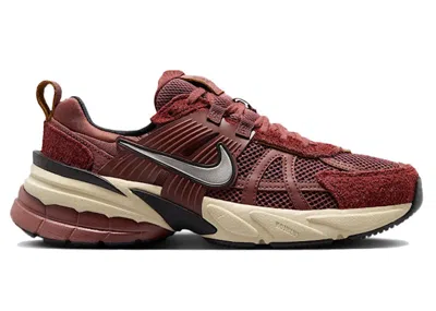 Pre-owned Nike V2k Run (women's) Sneakers In Red Sepia/dark Pony/black In Multi