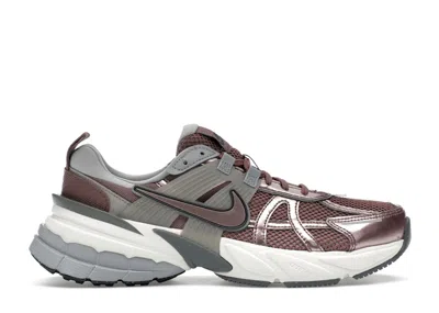 Pre-owned Nike V2k Run (women's) Sneakers In Smokey Mauve/cobblestone/light Smoke Grey In Multi
