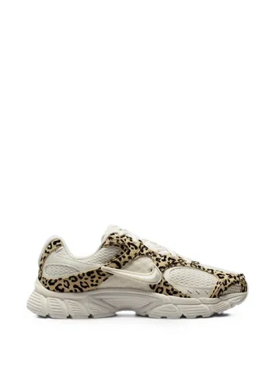 Nike V5 Rnr Leopard-print Sneakers In Gray
