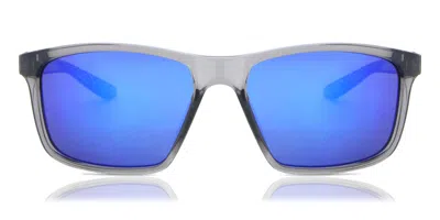 Nike Valiant M Fj1998 012 Men's Sunglasses Grey Size 60 In Blue