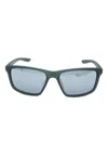 Nike Valiant Rectangle-frame Sunglasses In Blue