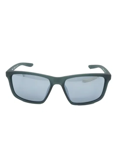 Nike Valiant Rectangle-frame Sunglasses In Blue