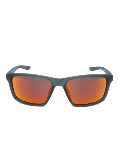 Nike Valiant Rectangle-frame Sunglasses In Green