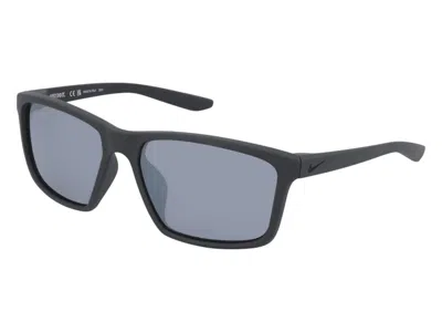Pre-owned Nike Valiant Square Sunglasses 6017) In Matte Anthracite Grey Silver (valiant/fj1996/060