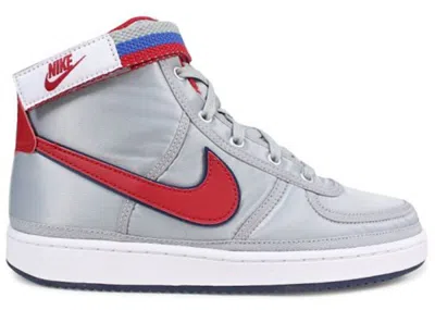 Pre-owned Nike Vandal High Supreme (2017) Sneakers In Metallic Silver/red In Multi