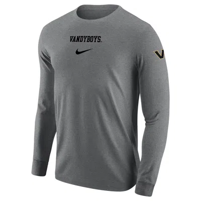 Nike Vanderbilt  Men's College Long-sleeve T-shirt In Gray