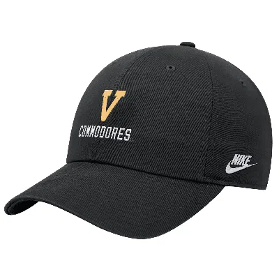 Nike Vanderbilt  Unisex College Cap In Black