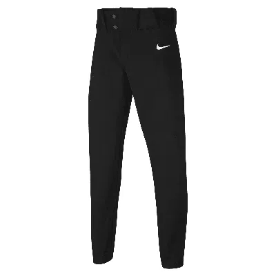 Nike Vapor Big Kids' (boys') Elastic Baseball Pants In Black