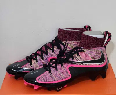 Pre-owned Nike Vapor Edge 360 Untouchable Black/pink Fq0235-002 Football Cleats Size 13.5