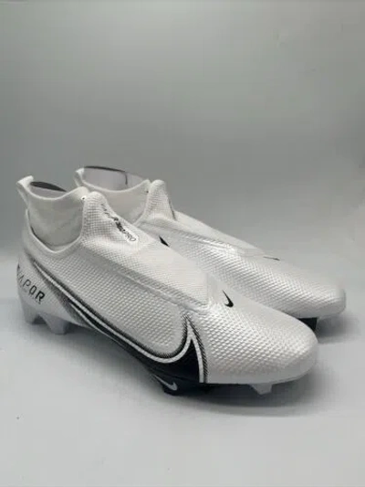 Pre-owned Nike Vapor Edge Pro 360 Football Cleats White Black Ao8277-100 Men's Size 11.5