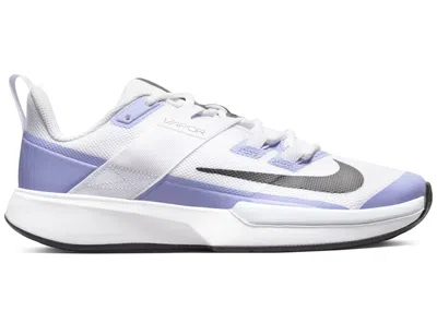Pre-owned Nike Vapor Lite Hc White Violet (women's) Sneakers In Light Thistle/black/football Grey