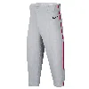 Nike Vapor Select 2 Big Kids' High-piped Baseball Pants In Grey