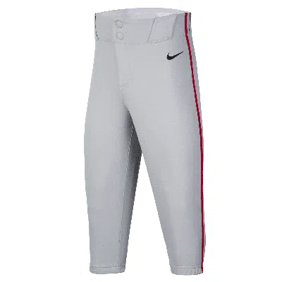 Nike Vapor Select 2 Big Kids' High-piped Baseball Pants In Grey