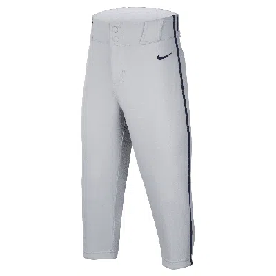Nike Vapor Select 2 Big Kids' High-piped Baseball Pants In Grey