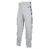 Nike Vapor Select 2 Big Kids' Piped Baseball Pants In Grey
