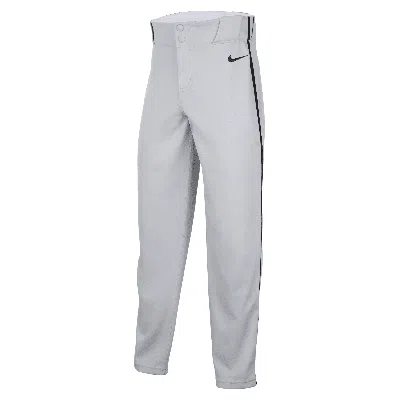Nike Vapor Select 2 Big Kids' Piped Baseball Pants In Grey