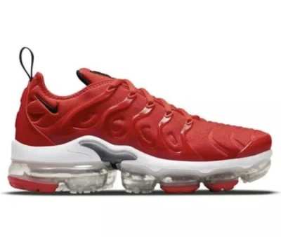 Pre-owned Nike Vapormax Plus Chili Red Black 2021 D01160-600 Sneakers Women's Size 9.5