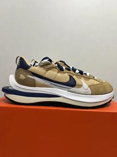 Pre-owned Nike Vaporwaffle Sacai Sesame Blue Void (dd1875 200) Men Size 11.5 No Lid