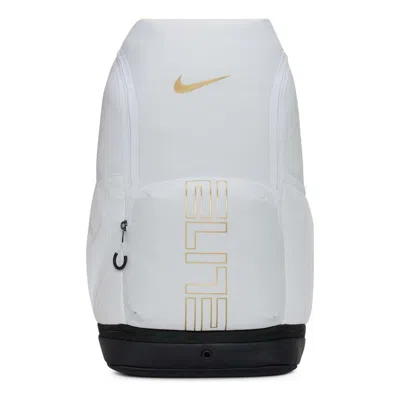 NIKE NIKE VARSITY ELITE 'WHITE BLACK METALLIC GOLD'