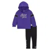 Nike Varsity Prep Baby (12-) Pullover Hoodie And Leggings Set In Purple