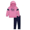 Nike Varsity Prep Baby (12-24m) Pullover Hoodie And Leggings Set In Pink