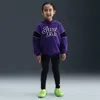 Nike Varsity Prep Little Kids' Pullover Hoodie And Leggings Set In Purple