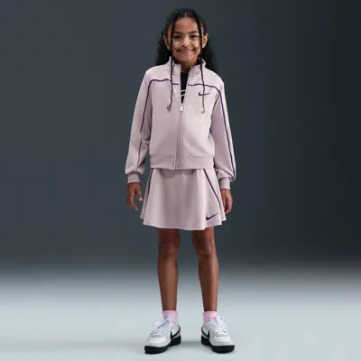 Nike Varsity Prep Little Kids' Track Scooter 2-piece Set In Neutral