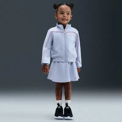 Nike Babies' Varsity Prep Toddler Track Scooter 2-piece Set In Gray