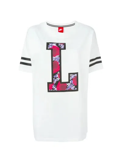 Nike Varsity Print T-shirt In White