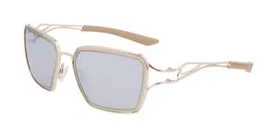 Nike Veil Prism Ev24049 708 Men's Sunglasses Brown Size 57 In Neutral