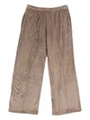 Nike Velor Wide-leg Trousers In Brown
