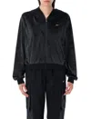 Nike Velour Full-zip Hoodie In Black